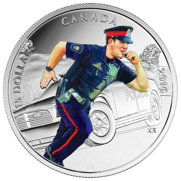 2016 - Canada - $15 - National Heroes: Police<br>(no box)