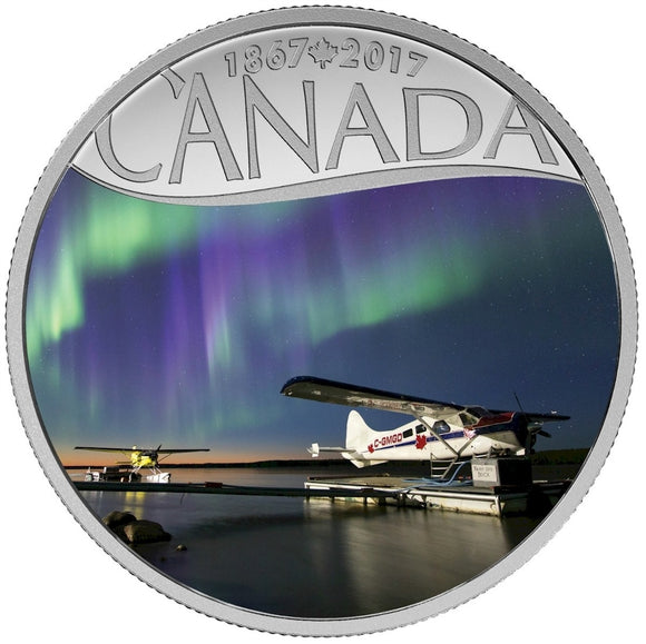 2017 - Canada - $10 - Float Planes on the Mackenzie River