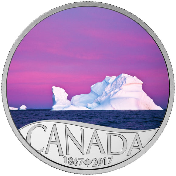 2017 - Canada - $10 - Iceberg at Dawn