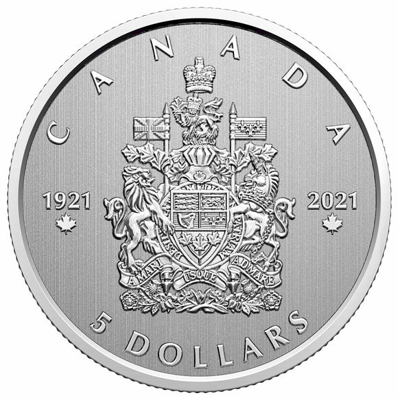 2021 - Canada - $5 - Moments to Hold: Arms of Canada