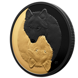 2021 - Canada - $20 - Black and Gold: The Grey Wolf