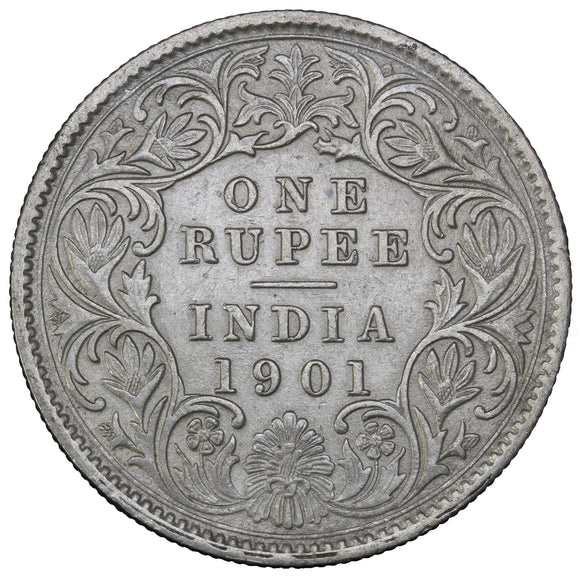 1901 B - India (British) - 1 Rupee - C/I, 