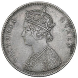 1862 (b) - India (British) - 1 Rupee - Type A Bust, Type II Reverse, 0/4 - VF20