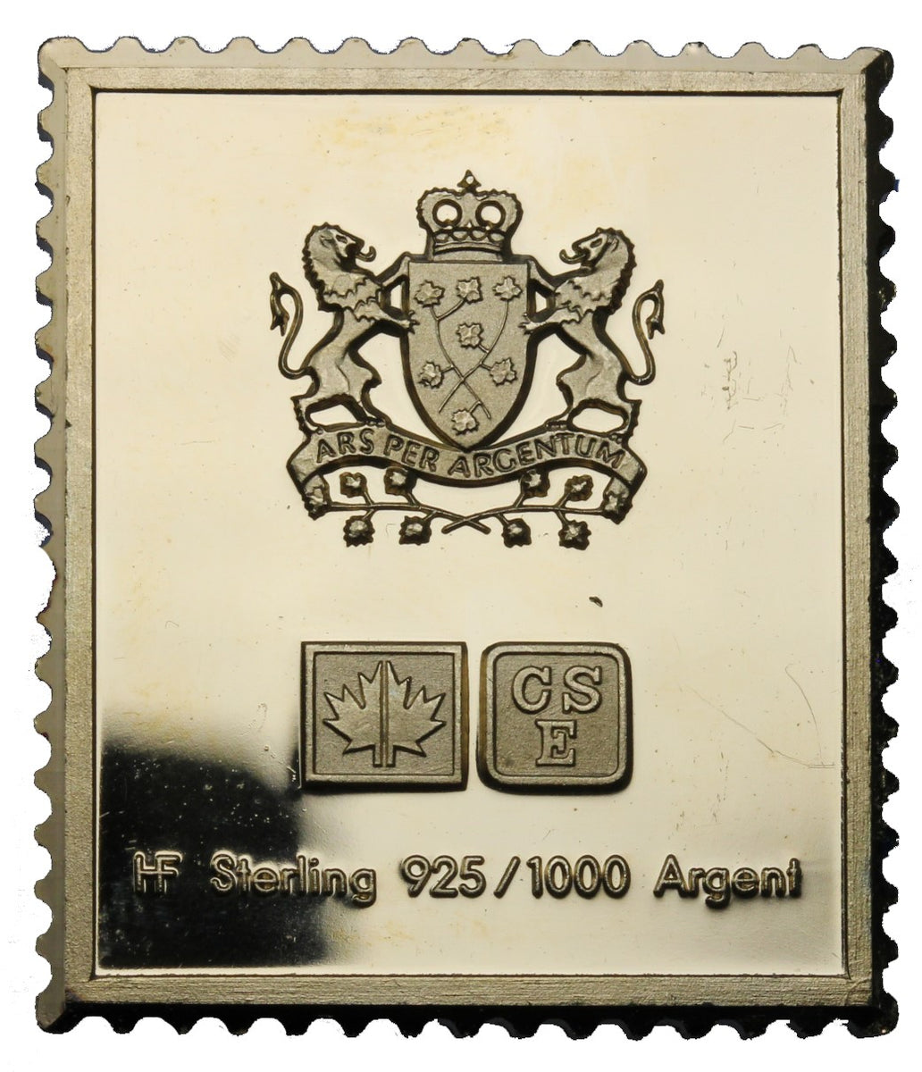 Silver Stamp Bar Canada Ag925 MK Coins