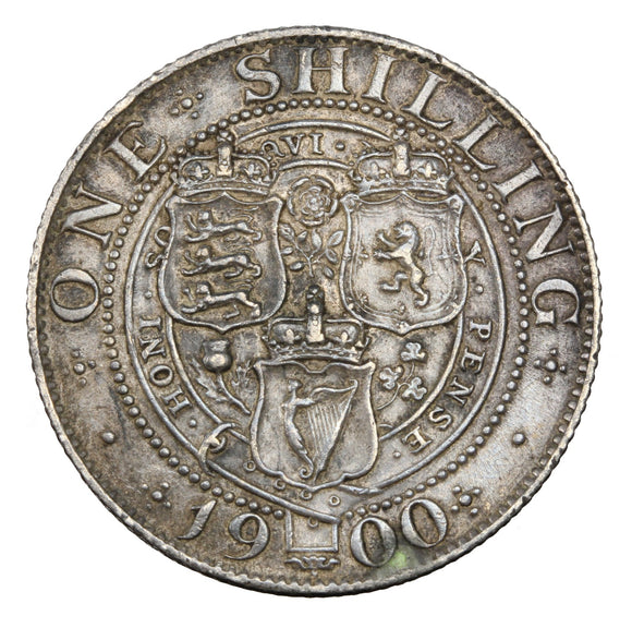 1900 - Great Britain - 1 Shilling - EF40 - retail $52.50
