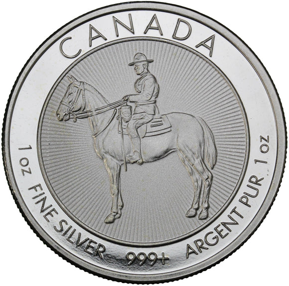 1 oz - Canada - RCMP - silver round