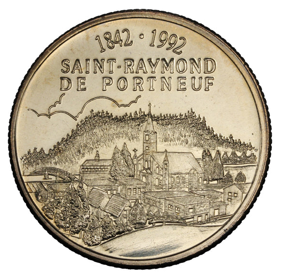 1992 - Saint-Raymond-De-Portneuf - $2 Municipal Trade Token - UNC