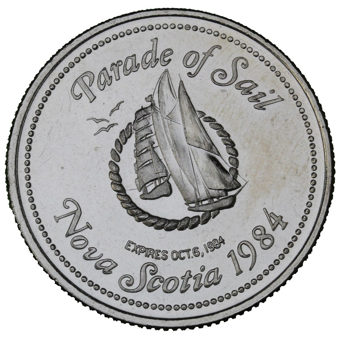 1984 Halifax 1 Municipal Trade Token UNC MK Coins