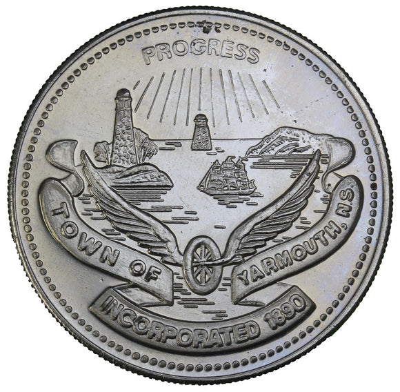1983 - Yarmouth - $1 Municipal Trade Token - UNC