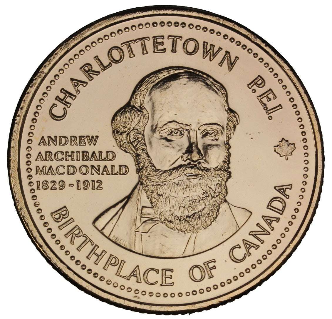 1982 - Charlottetown - $1 Municipal Trade Token - UNC – MK Coins