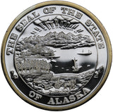 Round - Alaska - Fine Silver