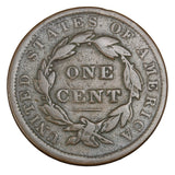 1837 - USA - 1c - Beaded Cords, Head of 1838 - F12