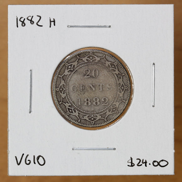 1882 - Newfoundland - 20c - VG10 - retail $24