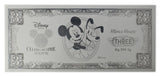 Disney 90th Birthday Celebration - Silver Banknote