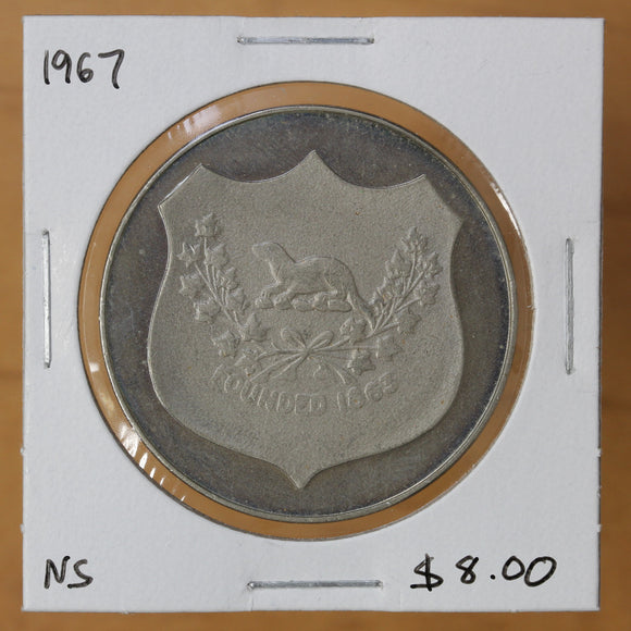 1967 - Tillsonburg - Centennial Medal - Nickel Silver