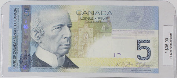 2006 - Canada - 5 Dollars - Jenkins / Carney - 9.720M-9.99M - HPM9878694