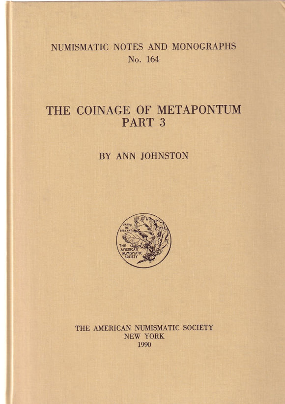 The Coinage of Metapontum Part 3