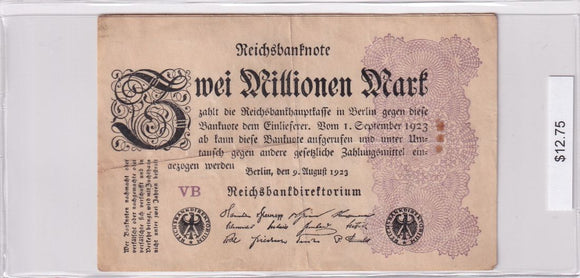 1923 - Germany - 2 Millionen Mark - VB