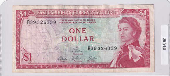 1965 - East Caribbean States - 1 Dollar - B39 326339
