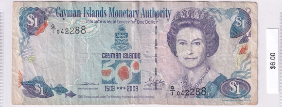 2003 - Cayman Islands - 1 Dollar - Q/1 042288