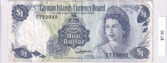 1974 - Cayman Islands - 1 Dollar - A/5 723032