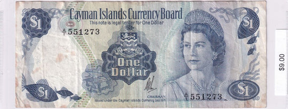 1971 - Cayman Islands - 1 Dollar - A/1 551273