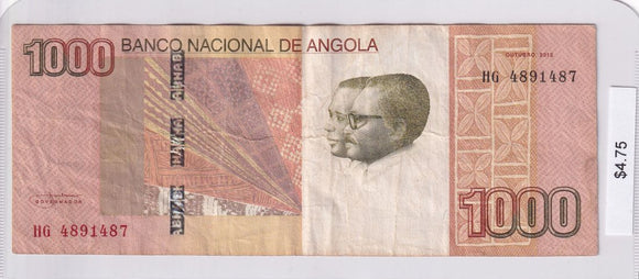 2012 - Angola - 1000 Kwanzas - HG 4891487