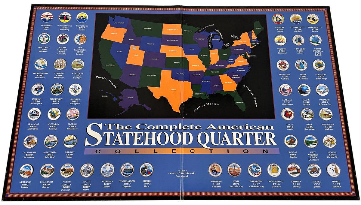 UNITED STATES コンスティテューション リバティーセット USA - The Complete American Statehood Quarters Collection