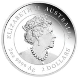 2 oz - 2021 - Year of the Ox - Coloured - Fine Silver