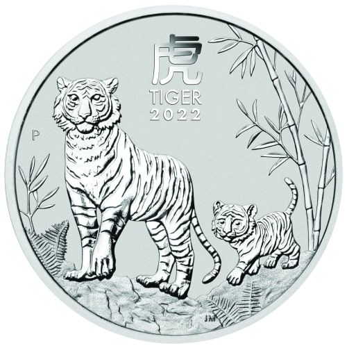 1/2 oz - 2022 - Year of the Tiger - Fine Silver