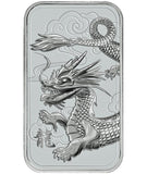 1 oz - Bar - Dragon - Fine Silver