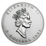 1993 - Canada - $5 - Silver Maple Leaf - UNC