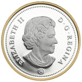 2008 - Canada - $1 - Celebrating 100 Years - Royal Canadian Mint Centennial, Gold plated <br> (no box and COA)
