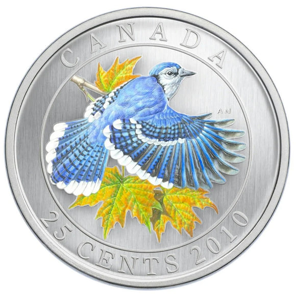 2010 - Canada - 25c - Blue Jay <br> (no box and COA)