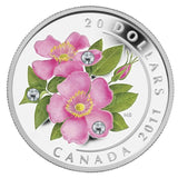 2011 - Canada - $20 - Crystal Dewdrop and Wild Rose <br> (no sleeve)