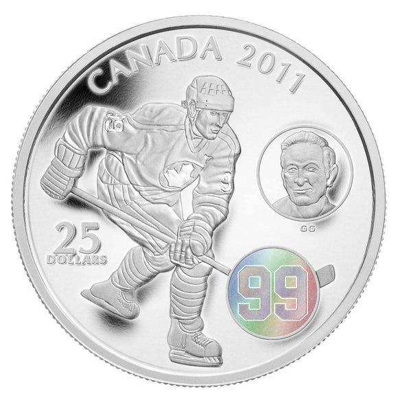 2011 - Canada - $25 - Wayne and Walter Gretzky <br> (no sleeve)