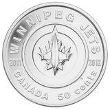 2012 - Canada - $20 - NHL Winnipeg Jets <br> (no sleeve)