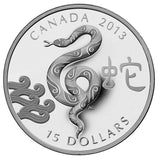 2013 - Canada - $15 - Year of the Snake - Proof <br> (no box)
