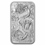 1 oz - 2024 - Australia - Dragon - Fine Silver Bar