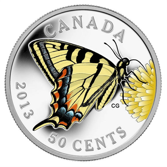2013 - Canada - 50c - Canadian Tiger Swallowtail