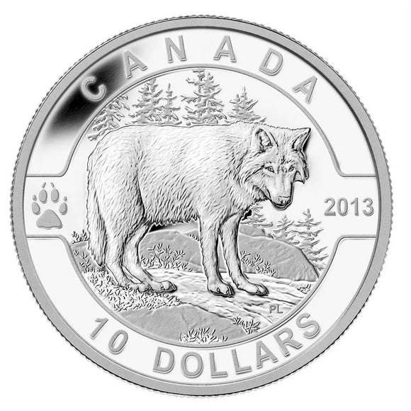 2013 - Canada - $10 - The Wolf <br> (no sleeve, box)