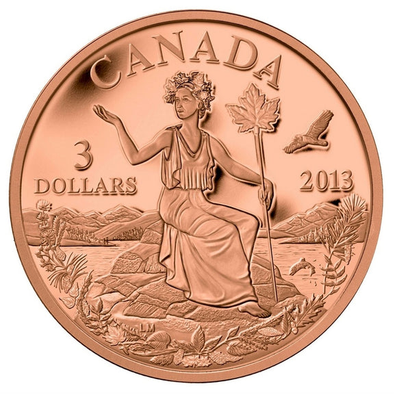 2013 - Canada - $3 - Miss Canada: An Allegory