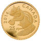 2014 - Canada - 25c - Eastern Chipmunk <br> (no sleeve)