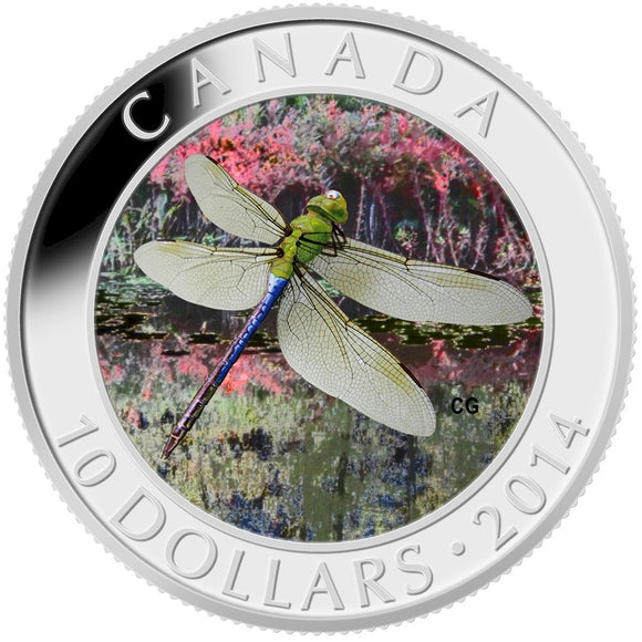 2014 - Canada - $10 - Green Darner Dragonfly