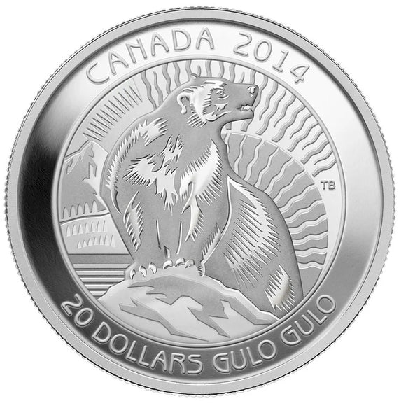 2014 - Canada - $20 - Wolverine