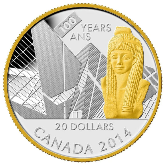 2014 - Canada - $20 - 100th Anniversary of the Royal Ontario Museum <br> (No Sleeve)