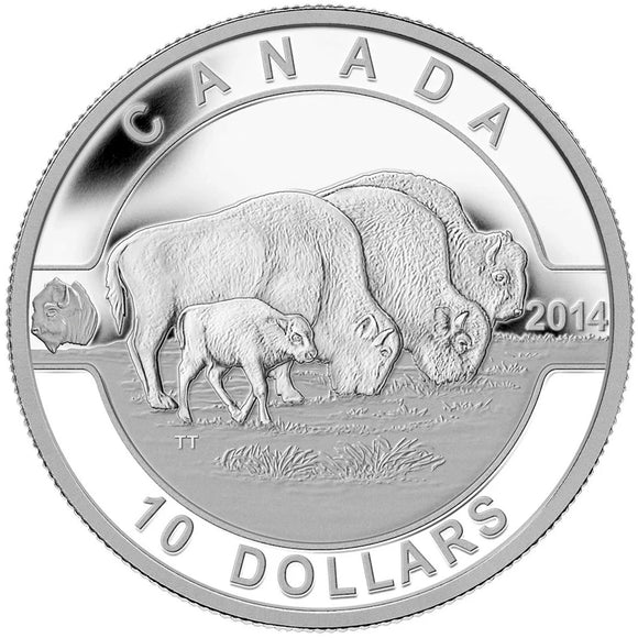 2014 - Canada - $10 - O Canada - Bison