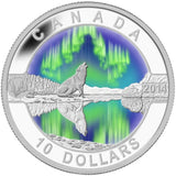 2014 - Canada - $10 - O Canada - The Northern Lights (Coloured) <br> (no box and COA)