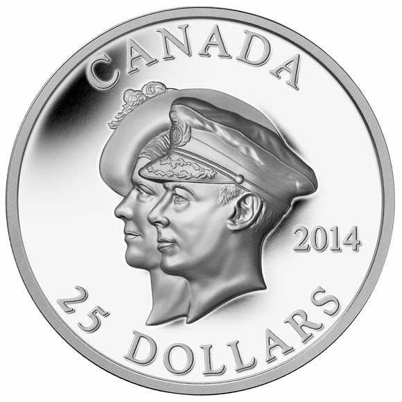 2014 - Canada - $25 - 25th Anniversary of the First Royal Visit <br> (no sleeve)