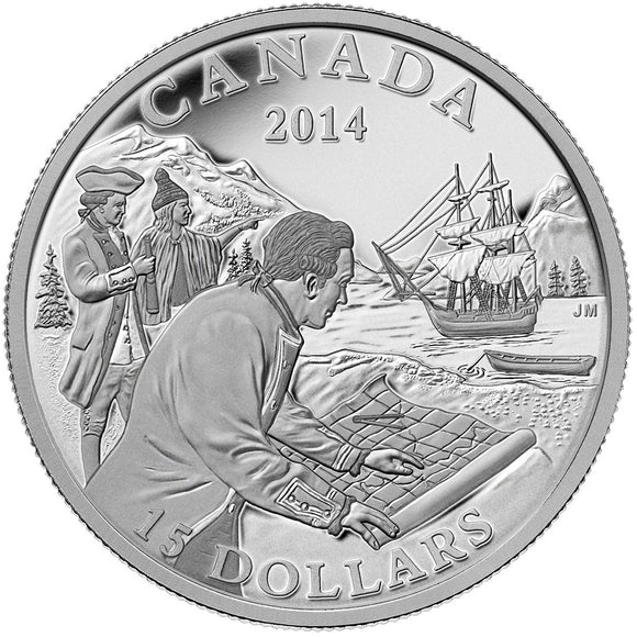 2014 - Canada - $15 - Exploring Canada - The West Coast Exploration <br> (Writing on COA)